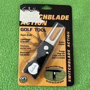 Green Buddy Switchblade Action Golf Tool NWT